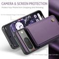Google Pixel 8 Caseme C22 Kotelo RFID-korttilompakko - Violetti