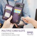 Google Pixel 8 Caseme C22 Kotelo RFID-korttilompakko - Violetti