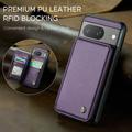 Google Pixel 8 Caseme C22 Kotelo RFID-korttilompakko - Violetti