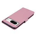 Google Pixel 8 Pöllö strassi lompakko kotelo - Rose Gold