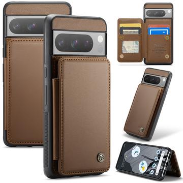 Google Pixel 8 Pro Caseme C22 Kotelo RFID-korttilompakko - ruskea