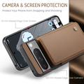 Google Pixel 8 Pro Caseme C22 Kotelo RFID-korttilompakko - ruskea