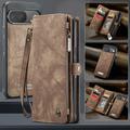 Google Pixel 9/9 Pro Caseme 008 2-in-1 Multifunctional Lompakkokotelo - Ruskea