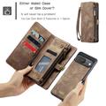 Google Pixel 9/9 Pro Caseme 008 2-in-1 Multifunctional Lompakkokotelo - Ruskea