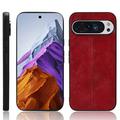Google Pixel 9/9 Pro Päällystetty Hybridikotelo - Punainen