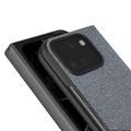 Google Pixel 9 Pro Fold Tekojalokivi Rakenne Hybridkotelo - Harmaa