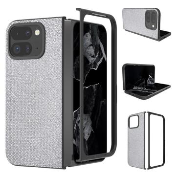 Google Pixel 9 Pro Fold Tekojalokivi Rakenne Hybridkotelo - hopea