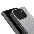 Google Pixel 9 Pro Fold Tekojalokivi Rakenne Hybridkotelo - hopea