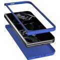 Google Pixel 9 Pro Fold Kumipäällysteinen Muovikuori - Sininen
