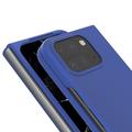 Google Pixel 9 Pro Fold Kumipäällysteinen Muovikuori - Sininen