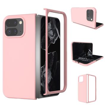 Google Pixel 9 Pro Fold Kumipäällysteinen Muovikuori - Pinkki