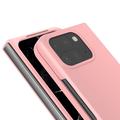 Google Pixel 9 Pro Fold Kumipäällysteinen Muovikuori - Pinkki