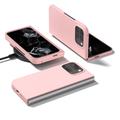 Google Pixel 9 Pro Fold Kumipäällysteinen Muovikuori - Pinkki