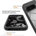 Google Pixel 9 Pro XL 360 Suojaussarja Kotelo - Sininen / Selkeä