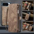 Google Pixel 9 Pro XL Caseme 008 2-in-1 Multifunctional Lompakkokotelo - Ruskea