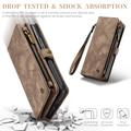 Google Pixel 9 Pro XL Caseme 008 2-in-1 Multifunctional Lompakkokotelo - Ruskea