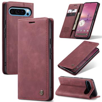 Google Pixel 9 Pro XL Caseme 013 Sarja Lompakkokotelo - Viininpunainen
