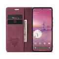 Google Pixel 9 Pro XL Caseme 013 Sarja Lompakkokotelo - Viininpunainen
