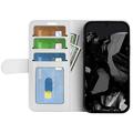 Google Pixel 9 Pro XL Lompakkokotelo Magneettisella Sulkijalla - Valkoinen