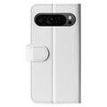 Google Pixel 9 Pro XL Lompakkokotelo Magneettisella Sulkijalla - Valkoinen