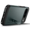 Google Pixel 9/9 Pro Spigen Tough Armor Suojakuori - Tummanvihreä