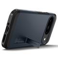 Google Pixel 9/9 Pro Spigen Tough Armor Suojakuori - Metallinen liuskekivi