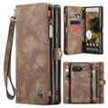 Google Pixel 9a Caseme 008 2-in-1 Multifunctional Lompakkokotelo - Ruskea