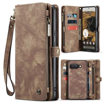 Google Pixel 9a Caseme 008 2-in-1 Multifunctional Lompakkokotelo - Ruskea