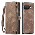 Google Pixel 9a Caseme 008 2-in-1 Multifunctional Lompakkokotelo - Ruskea