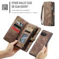 Google Pixel 9a Caseme 008 2-in-1 Multifunctional Lompakkokotelo - Ruskea