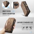 Google Pixel 9a Caseme 008 2-in-1 Multifunctional Lompakkokotelo - Ruskea