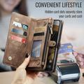 Google Pixel 9a Caseme 008 2-in-1 Multifunctional Lompakkokotelo - Ruskea