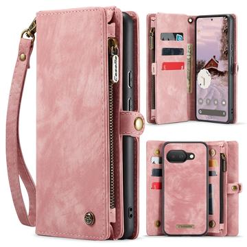 Google Pixel 9a Caseme 008 2-in-1 Multifunctional Lompakkokotelo - Pinkki