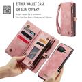 Google Pixel 9a Caseme 008 2-in-1 Multifunctional Lompakkokotelo - Pinkki