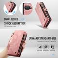Google Pixel 9a Caseme 008 2-in-1 Multifunctional Lompakkokotelo - Pinkki