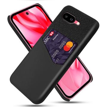 Google Pixel 9a KSQ Suojakuori Korttipidikkeellä - Musta