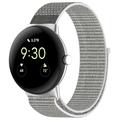 Google Pixel Watch 2/Pixel Watch -nailonhihna tarrakiinnityksellä - musta