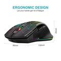 Gotbat M30 2.4GHz langaton RGB-pelihiiri - 1200-3200 DPI:tä