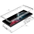 Samsung Galaxy S23 Ultra 5G Gradient-Sarjan Hybridikotelo - Läpinäkyvä