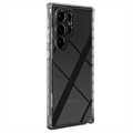 Samsung Galaxy S23 Ultra 5G Gradient-Sarjan Hybridikotelo - Musta / Läpinäkyvä