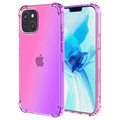 Kaltevuus Iskunkestävä iPhone 14 Max TPU Suojakuori - Pinkki / Violetti