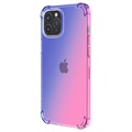 Kaltevuus Iskunkestävä iPhone 14 Pro Max TPU Suojakuori - Sininen / Pinkki