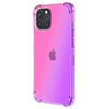Kaltevuus Iskunkestävä iPhone 14 Pro Max TPU Suojakuori - Pinkki / Violetti