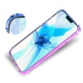 Kaltevuus Iskunkestävä iPhone 14 TPU Suojakuori - Sininen / Pinkki