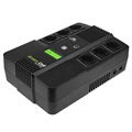 Green Cell AiO UPS, jossa 6x AC-pistorasiaa, 1x USB - 600VA/360W