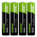 Green Cell HR03 Ladattavat AAA Paristot - 950mAh - 1x4