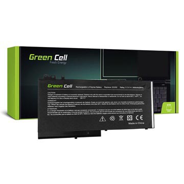 Green Cell Akku - Dell Latitude E5450, E5470, E5550 (Avoin pakkaus - Erinomainen) - 2900mAh