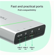 Green Cell PowerPlay Pro 20800mAh -varavirtalähde 65W - hopea