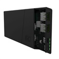 Green Cell PowerPlay10 Varavirtalähde 10000mAh - USB-C PD, 2x USB-A - Musta