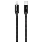 GreyLime 18W Punottu USB-C / Lightning Kaapeli - MFi Sertifioitu - 1m